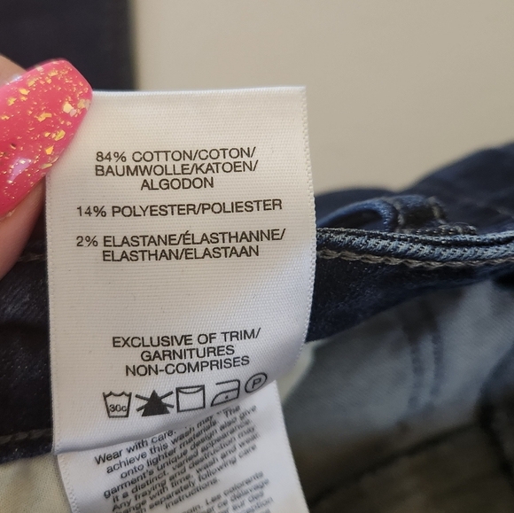 Silver Jeans Most Wanted Straight Leg Dark Wash Stretch High Rise Womens Size 28 - Picture 7 of 11